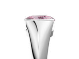 White gold Fancy Pink Oval  Solitaire Tension Set Diamond Ring_25