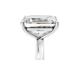 White gold Fancy Pink Oval  and Emerald Cut Toi Moi Ring with Prong Setting_68