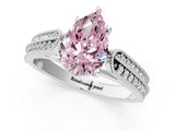 White gold Fancy Pink Pear Cut Cut Pave Split Shank Engagement Ring with Four-Prong Setting_13