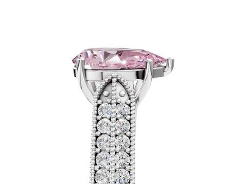 White gold Fancy Pink Pear Cut Cut Pave Split Shank Engagement Ring with Four-Prong Setting_17