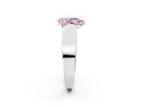 White gold Fancy Pink Pear Cut Diamond Channel Set Solitaire Ring with Four-Prong Setting_39