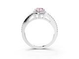 White gold Fancy Pink Pear Cut Diamond Halo Split Shank Engagement Ring_72
