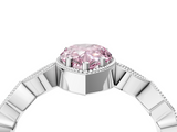 White gold Fancy Pink Pear  Cut Diamond Milgrain Marquise Band with Prong Setting_7