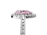 White gold Fancy Pink Pear Cut Diamond Pavé Halo Ring with Four-Prong Setting_53