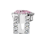 White gold Fancy Pink Pear  Cut Halo Split Shank Diamond Ring with Four-Prong Setting_50