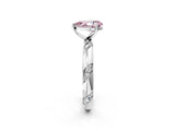 White gold Fancy Pink Pear Cut Solitaire Diamond Engagement Ring with Twisted Pave Band and Four-Prong Setting_21