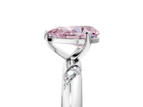 White gold Fancy Pink Pear Cut Solitaire Diamond Engagement Ring with Twisted Pave Band and Four-Prong Setting_24