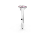 White gold Fancy Pink Pear Cut Solitaire Engagement Ring with Tapered Band and Four-Prong Setting_17