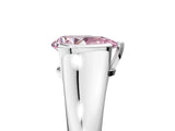 White gold Fancy Pink Pear Cut Solitaire Tension Set Diamond Ring with Split Shank Band_29