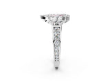 White gold Fancy Pink Pear  Halo Diamond Engagement Ring with Split Shank and Four-Prong Setting_69