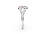 White gold Fancy Pink Pear  Halo Split Shank Pave Diamond Ring with Four-Prong Setting_51