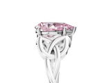 White gold Fancy Pink Pear  Solitaire Celtic Knot Engagement Ring with Four-Prong Setting_62