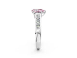 White gold Fancy Pink Pear  Solitaire Channel-Set Diamond Engagement Ring with Four-Prong Setting_34