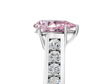 White gold Fancy Pink Pear  Solitaire Channel-Set Diamond Engagement Ring with Four-Prong Setting_37