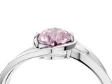 White gold Fancy Pink Pear  Solitaire Diamond Ring with Split Shank and Prong Setting_45