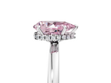 White gold Fancy Pink Pear  Solitaire Engagement Ring with Cathedral Band and Four-Prong Setting_24