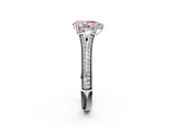 White gold Fancy Pink Pear  Solitaire Pave Split Shank Engagement Ring with Six-Prong Setting_39