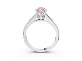 White gold Fancy Pink Pear  Solitaire Pave Split Shank Engagement Ring with Six-Prong Setting_40