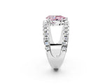 White gold Fancy Pink Pear  Solitaire Split Shank Pave Diamond Ring_51