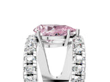 White gold Fancy Pink Pear  Solitaire Split Shank Pave Diamond Ring_54