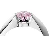 White gold Fancy Pink Pear  Solitaire Tension Set Diamond Ring_24