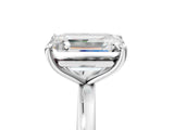 White gold Fancy Pink Pear  and Emerald Cut Toi Moi Ring with Prong Setting_66