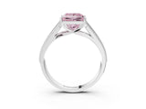 White gold Fancy Pink Princess Cut Cut Pave Split Shank Engagement Ring with Four-Prong Setting_25