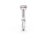 White gold Fancy Pink Princess  Solitaire Channel-Set Diamond Engagement Ring with Four-Prong Setting_31