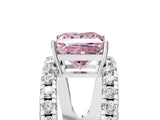 White gold Fancy Pink Princess  Solitaire Split Shank Pave Diamond Ring_34