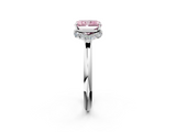 White gold Fancy Pink Radiant  Brilliant Solitaire Engagement Ring with Six-Prong Setting and Classic Band_22