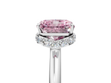 White gold Fancy Pink Radiant  Brilliant Solitaire Engagement Ring with Six-Prong Setting and Classic Band_25
