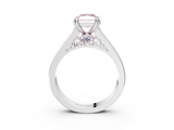 White gold Fancy Pink Radiant  Cut Channel Set Solitaire Engagement Ring with Prong Setting_23