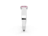 White gold Fancy Pink Radiant Cut Cut Diamond Channel Set Solitaire Ring with Four-Prong Setting_26
