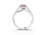White gold Fancy Pink Radiant Cut Cut Pave Split Shank Engagement Ring with Four-Prong Setting_15