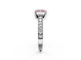 White gold Fancy Pink Radiant  Cut Diamond Pave Band with Four-Prong Setting_39