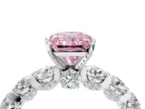 White gold Fancy Pink Radiant Cut Diamond Side Stone Engagement Ring with Four-Prong Setting_40