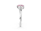 White gold Fancy Pink Radiant Cut Diamond Solitaire Engagement Ring with Four-Prong Setting and Classic Band_34