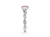 White gold Fancy Pink Radiant Cut Solitaire Twisted Pave Band with Four-Prong Setting_17