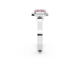 White gold Fancy Pink Radiant  Halo Pave Split Shank Prong Setting Ring_29