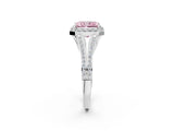 White gold Fancy Pink Radiant  Halo Split Shank Pave Diamond Ring with Four-Prong Setting_51