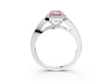 White gold Fancy Pink Radiant  Halo Split Shank Pave Diamond Ring with Four-Prong Setting_53