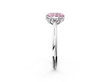 White gold Fancy Pink Radiant  Solitaire Cathedral Diamond Ring with Six-Prong Setting_19