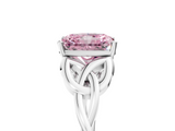 White gold Fancy Pink Radiant  Solitaire Celtic Knot Engagement Ring with Four-Prong Setting_64
