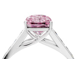 White gold Fancy Pink Radiant  Solitaire Channel-Set Diamond Engagement Ring with Four-Prong Setting_54