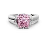 White gold Fancy Pink Radiant  Solitaire Diamond Ring with Pave Band and Six-Prong Setting_32