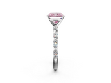 White gold Fancy Pink Radiant  Solitaire Marquise Side Stone Prong Setting Ring_46