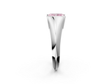 White gold Fancy Pink Radiant  Solitaire Tension Set Diamond Ring_22