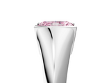 White gold Fancy Pink Radiant  Solitaire Tension Set Diamond Ring_25