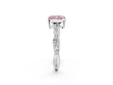 White gold Fancy Pink Radiant  Solitaire Twisted Pave Diamond Ring with Four-Prong Setting_15