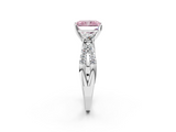 White gold Fancy Pink Radiant  Three-Stone Diamond Ring with Pavé Split Shank and Four-Prong Setting_84